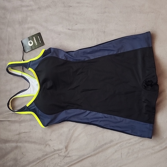 Candies Women's Boyleg One Piece Swim Suit Size Small (38) - NWT - Picture 1 of 9